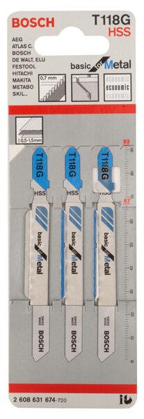 Bosch List ubodne testere T 118 G Basic 2608631674