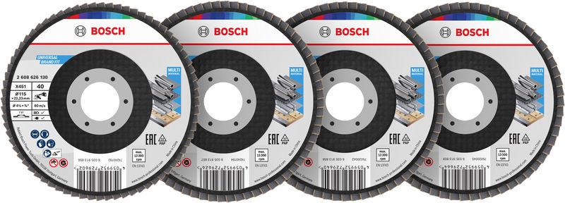 Bosch Lamelni disk X451 2608626163, O115, T27, Mix G, 60 komada
