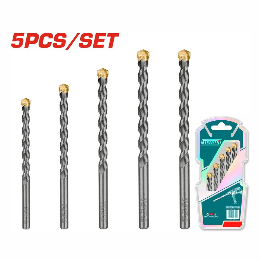 Total Petodelni set SDS plus burgija TACSD5055, 4-10mm
