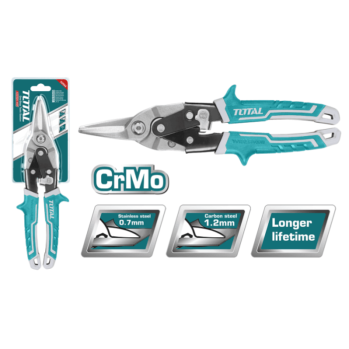 Total Makaze za lim THTJ532106, Prave, 250mm