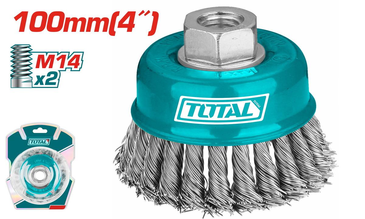 Total Žičana četka TAC32041, 100 mm