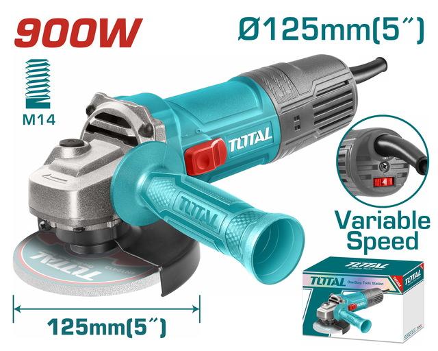 Total Ugaona brusilica TG109125565, 900W, 125mm