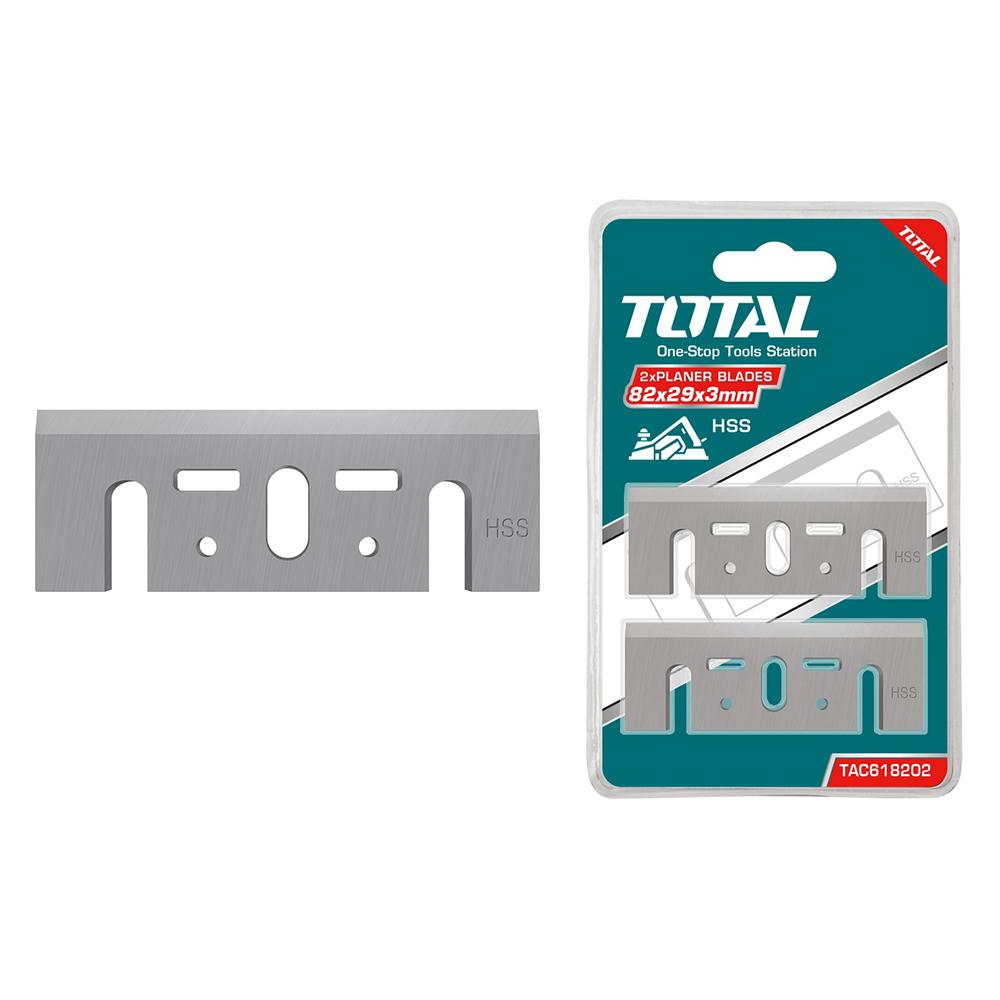 Total Nož za rende TAC618202, 82x29 mm, 3x3 mm, 2 komada