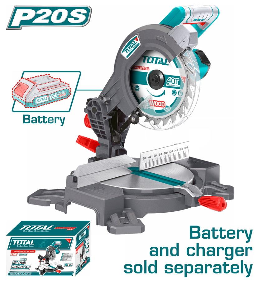 Total Li-ion kružna testera TMS2001, 210mm, Solo
