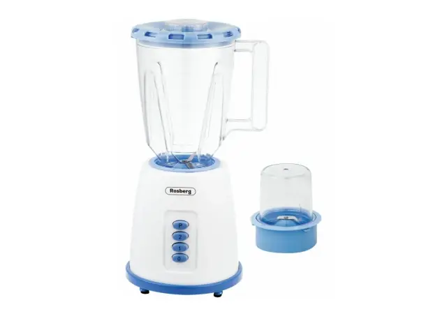 ROSBERG Blender sa posudom R51162B, 500W, Belo-plavi