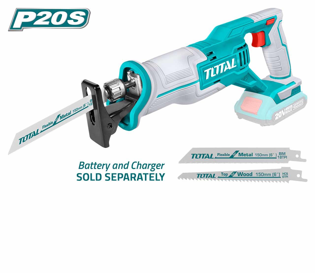 Total Litijum-jonska povratna testera TRSLI1152, 20V