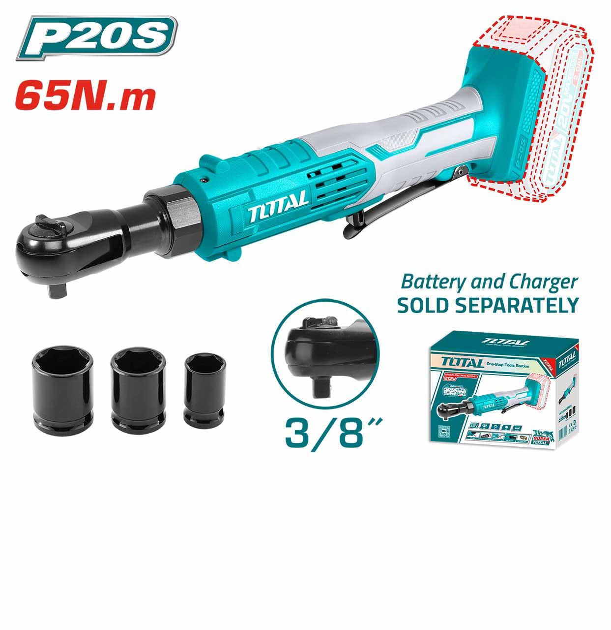 Total Li-ion akumulatorska račna TDRLI2060151, 20V, Prihvat 3/8, 65NM, Solo