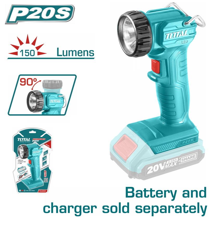Total Litijum-jonska LED lampa TWLI2023, 20V, Solo