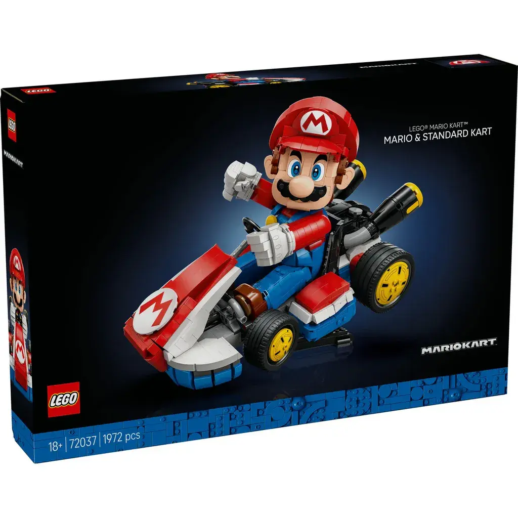Lego Mario Kart Mario i standardni karting 72037, 1972 dela