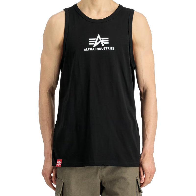 Muška osnovna maјica bez rukava Alpha Industries, crna