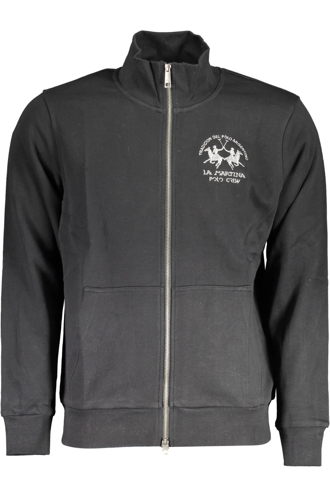 LA MARTINA Muški duks XMF005-FP548_NERO_09999, Crni