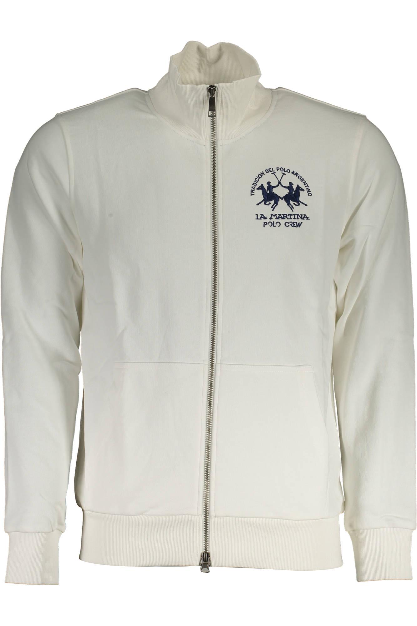LA MARTINA Muški duks XMF005-FP548_BIANCO_00002, Beli