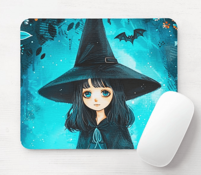 Podloga za miš Mala veštica, Plava