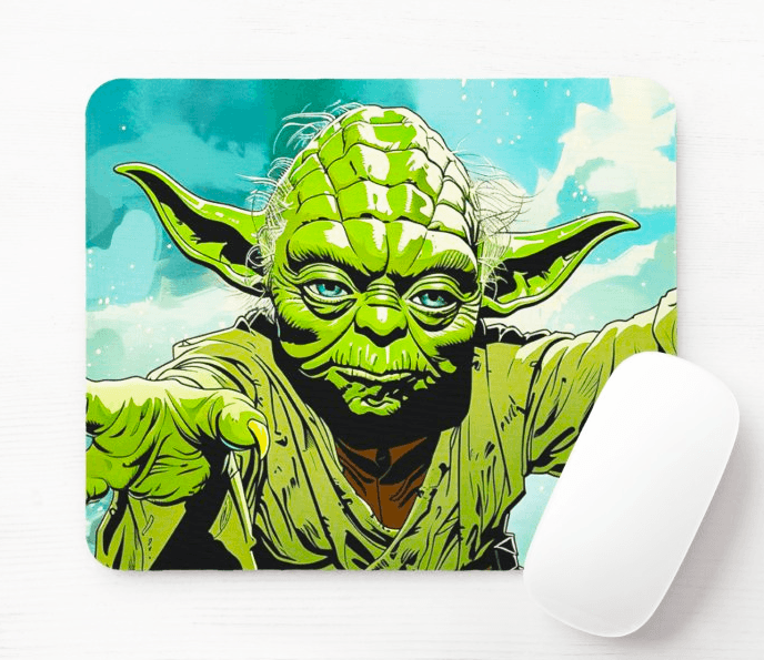 Podloga za miš Majstor Yoda, Zelena