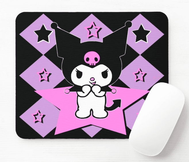 Podloga za miš Kuromi And My Melody, Crno - ljubičasta