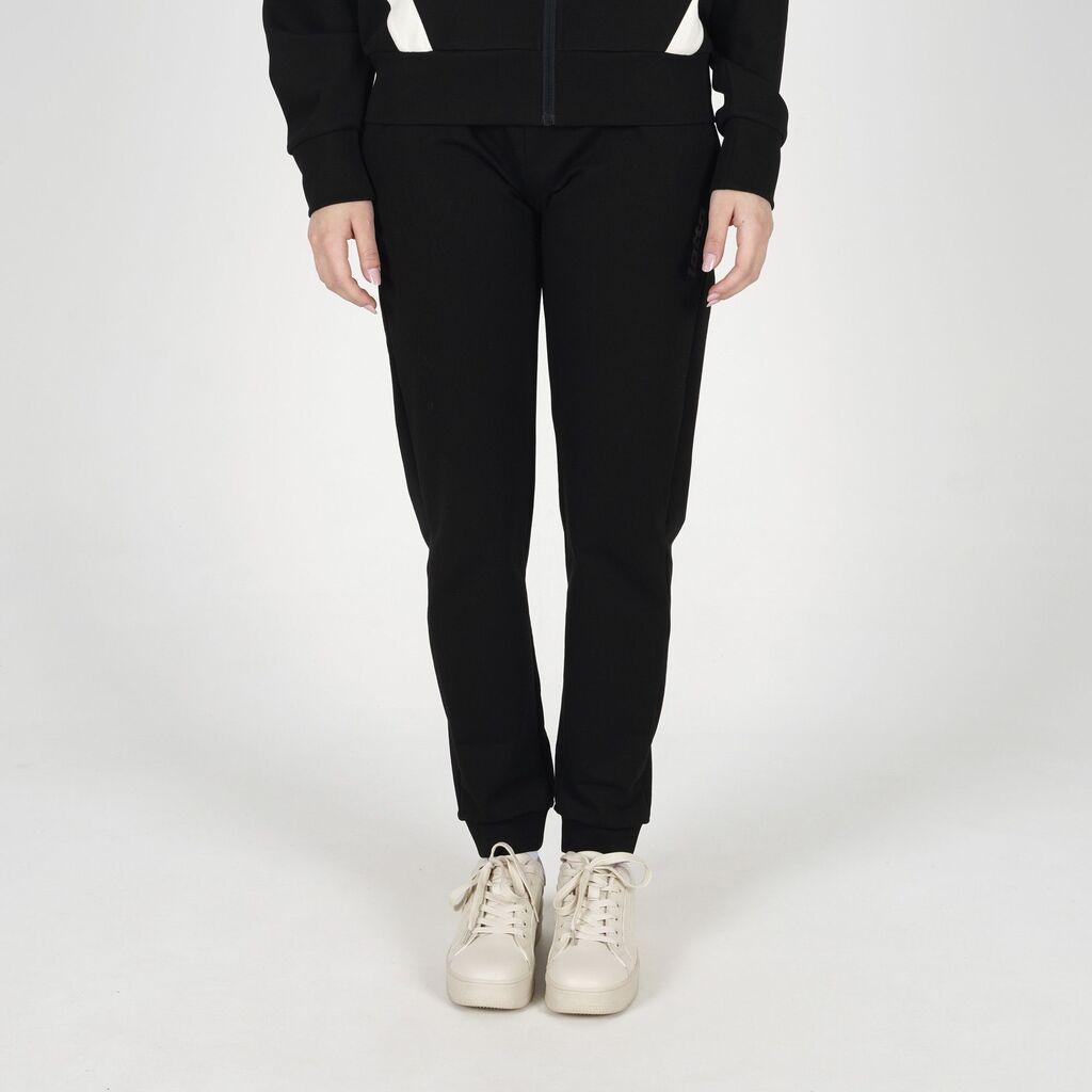 Lotto Ženski donji deo trenerke Logomania cuff, Crni