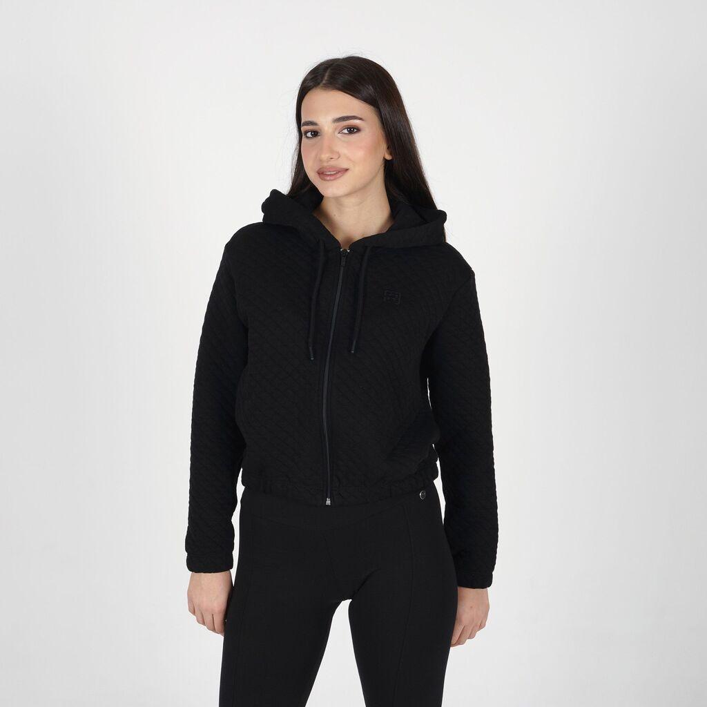 Rang Ženski duks sa kapuljačom Calla, Crni