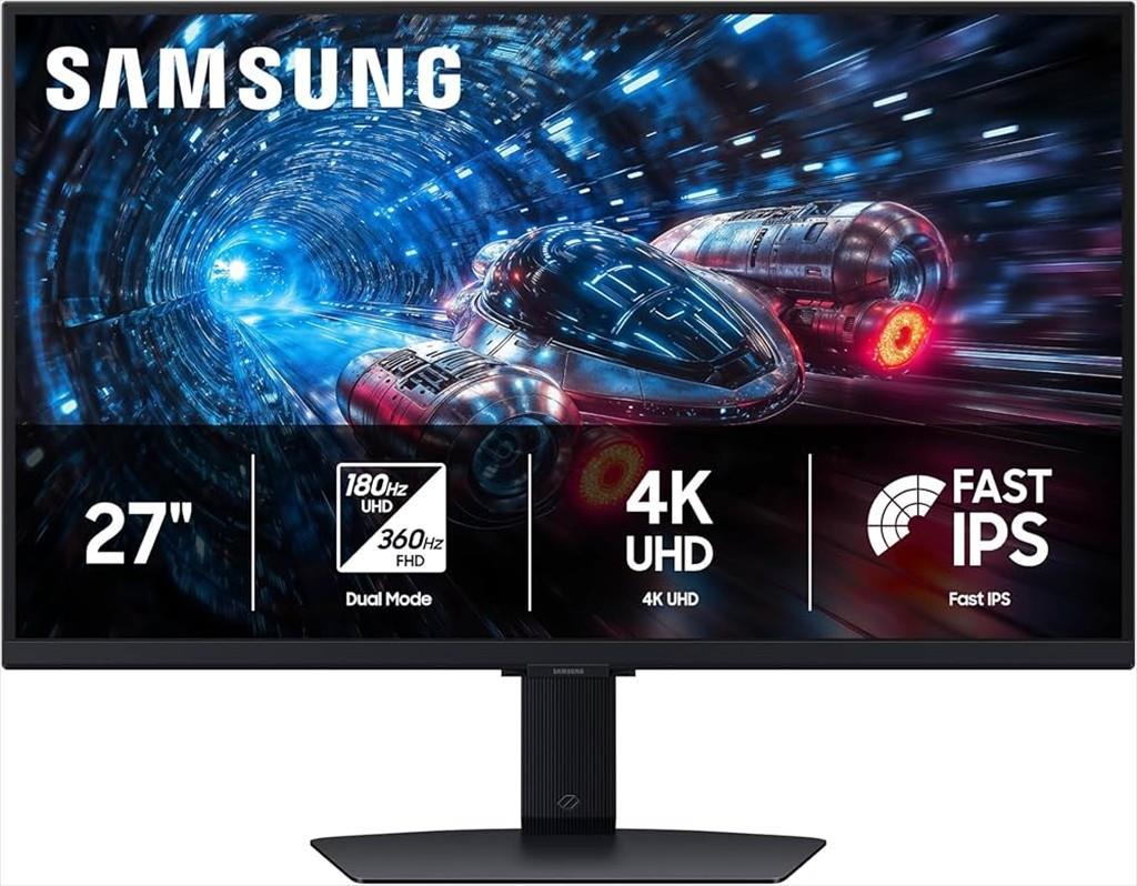 SAMSUNG monitor 27" ODYSSEY G7 G70F DUAL REŽIM (3840x2160/180Hz) (1920x1080/360Hz), crni