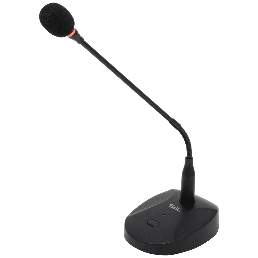 SAL Desktop mikrofon M13, profesionalni, LED indikator, crni