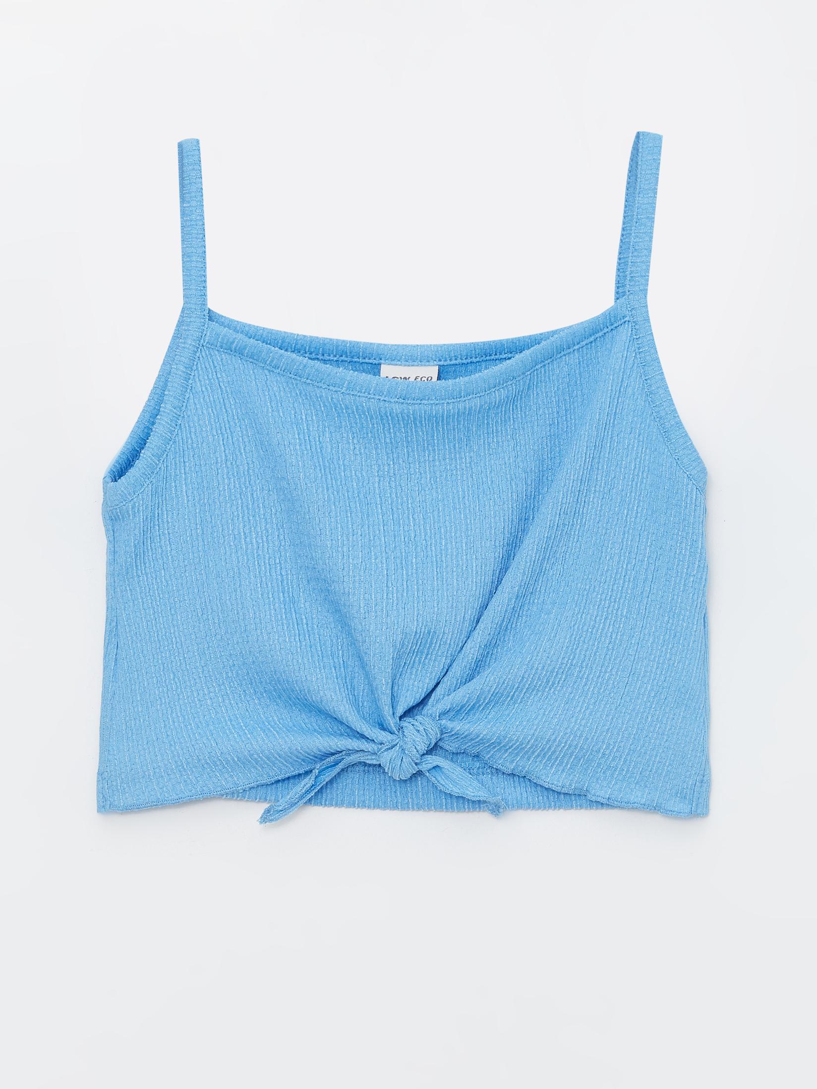 LC Waikiki Majica za devojčice S4EM53Z4-GUX, Svetloplava