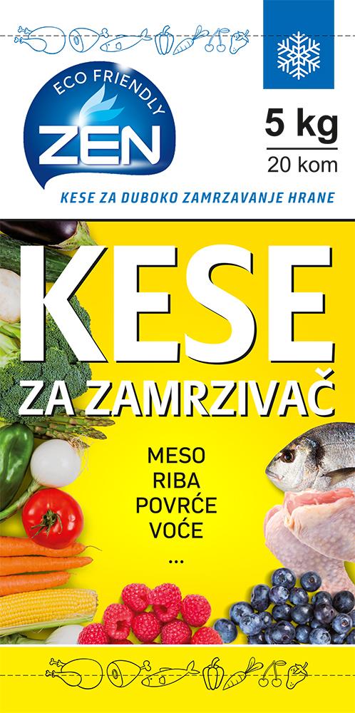 Zen kese za zamrzivac, 5kg, 20/1