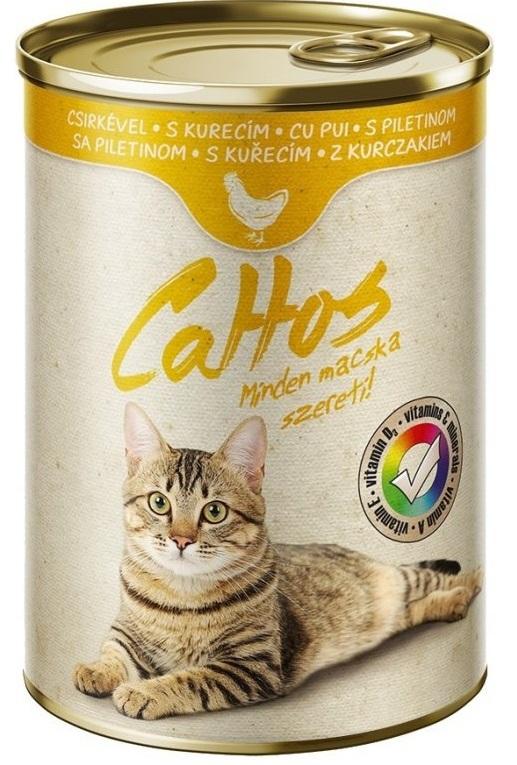 Cattos Vlažna hrana za mačke sa piletinom , 415g