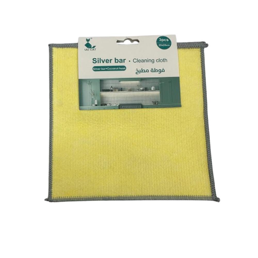 Asch Mikrofiber krpa Silver bar, 3/1, 20x20cm