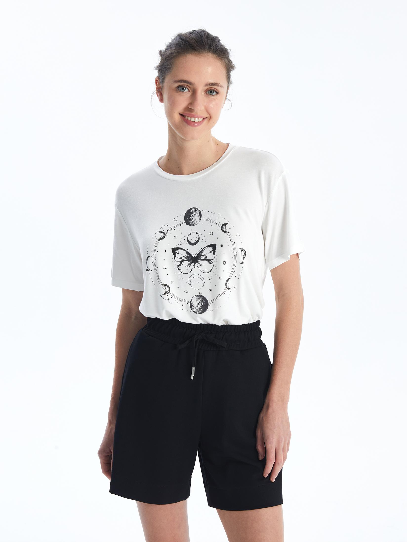 LC Waikiki Ženska majica S4HU21Z8-R9J, Bela