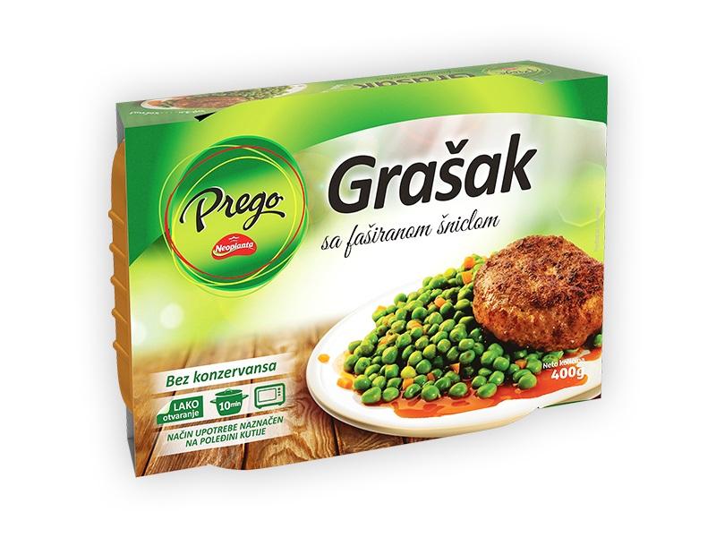 Prego Grašak sa faširanom šniclom, 400g