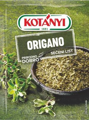 Kotany Origano, Sečeni list, 8g
