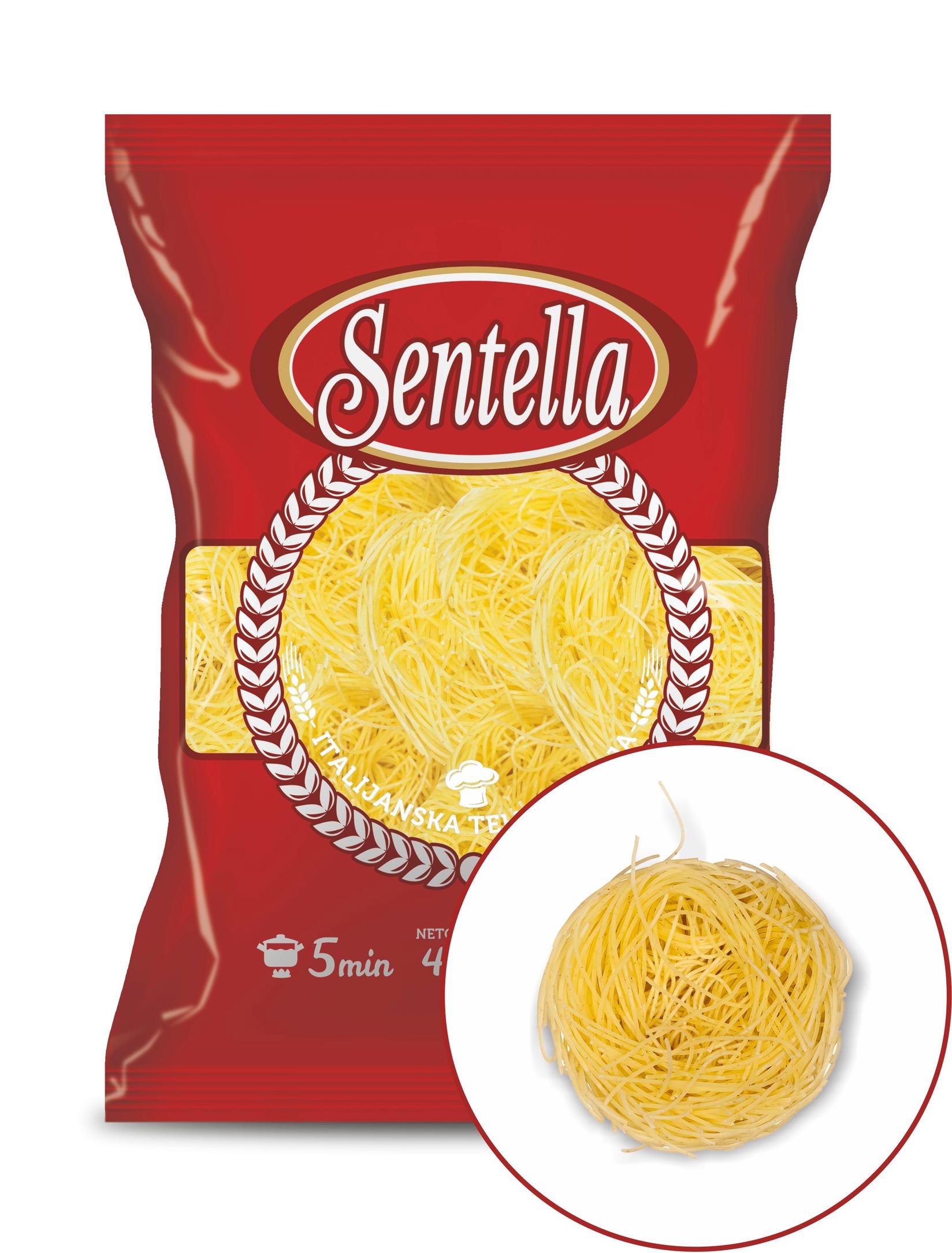 Sentella Testenina Rezanci, 400g