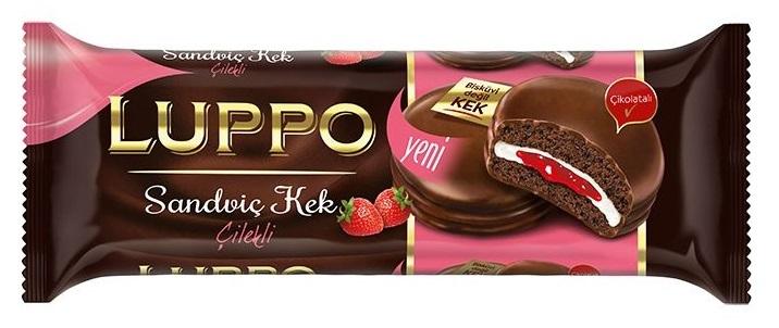 Luppo Sendvič keks jagoda, 182g