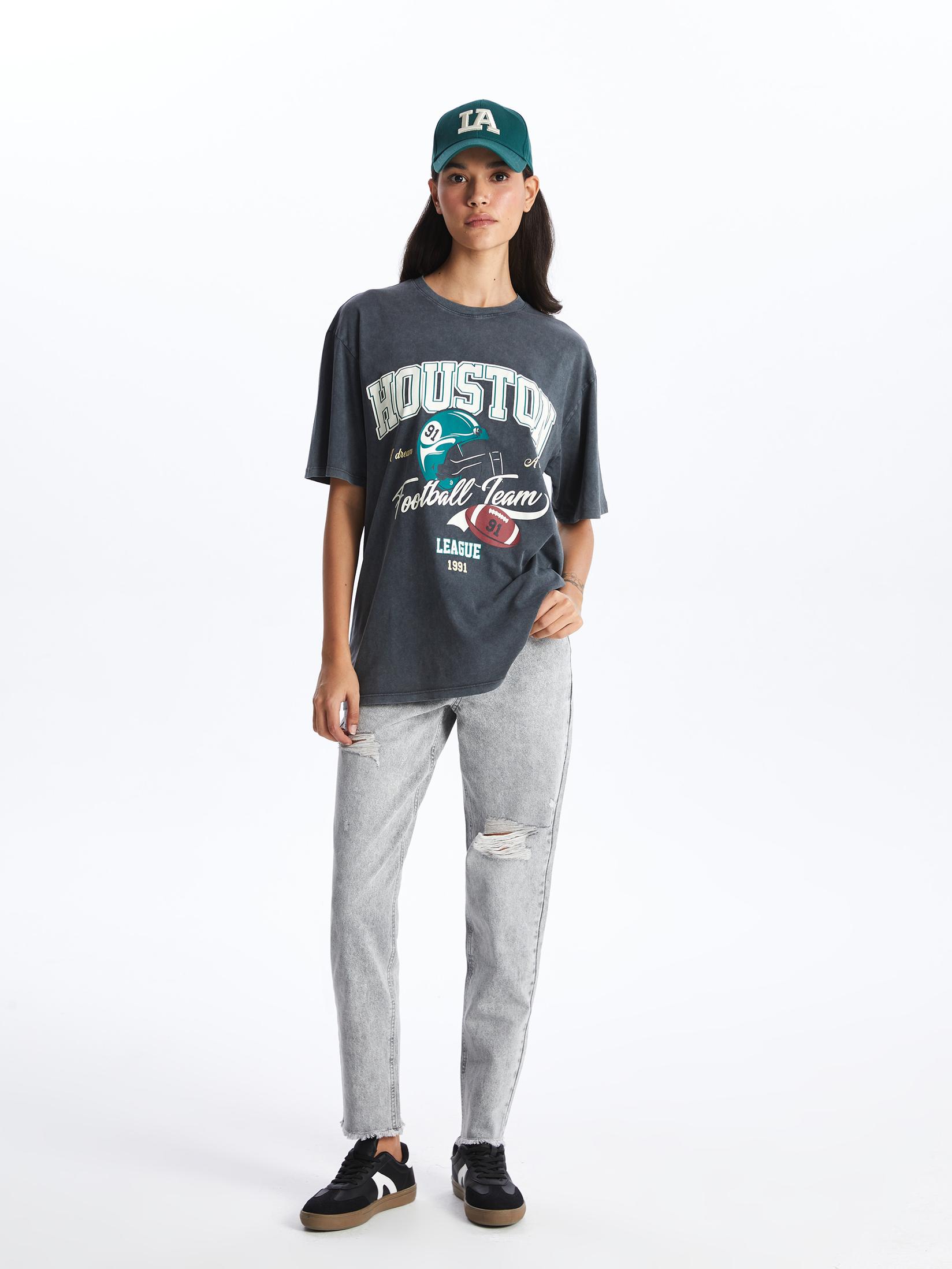 LC Waikiki Ženske farmerke S40931Z8-GRD, Sive