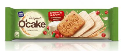 Jaffa Keks O' cake brusnica i jogurtni preliv, 152g