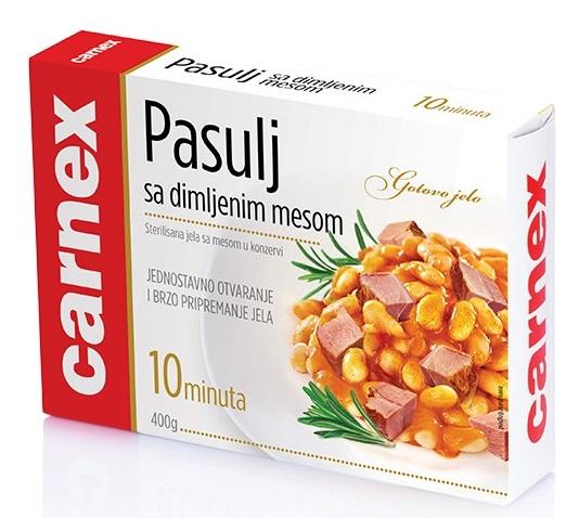 Carnex Pasulj sa dimljenim mesom, 400g