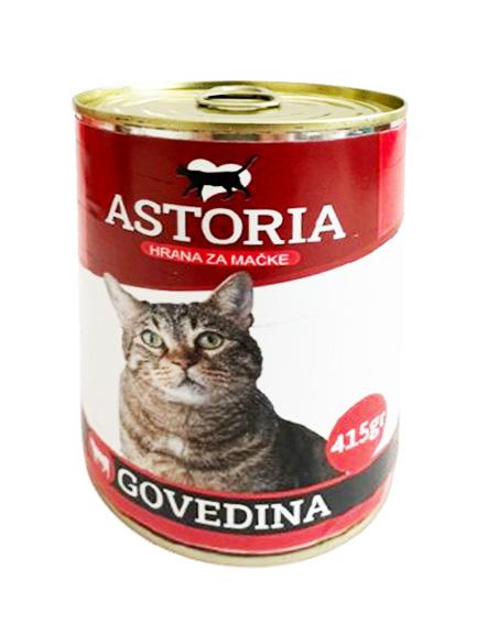 Astoria Vlažna hrana za mačke sa govedinom, 415g