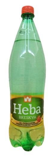 Heba Voda sa ukusom breskve, 1.5l