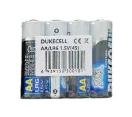 Dukecell Baterije, AA, 1.5V, 4/1