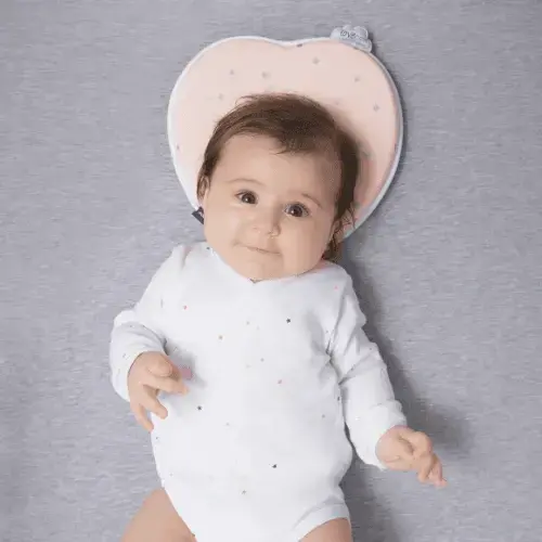 Babymoov Ergonomski jastuk za bebe, 23x23x3 cm, Svetloroze