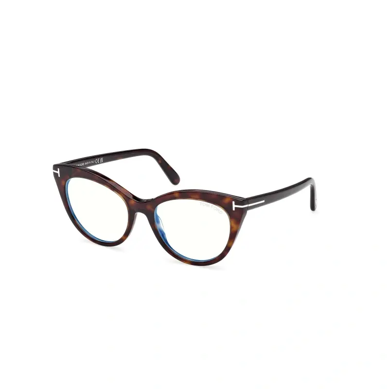 Tom Ford Ženski okvir za dioptrijske naočare Blue block 0FT6091-B 5253, Smeđi