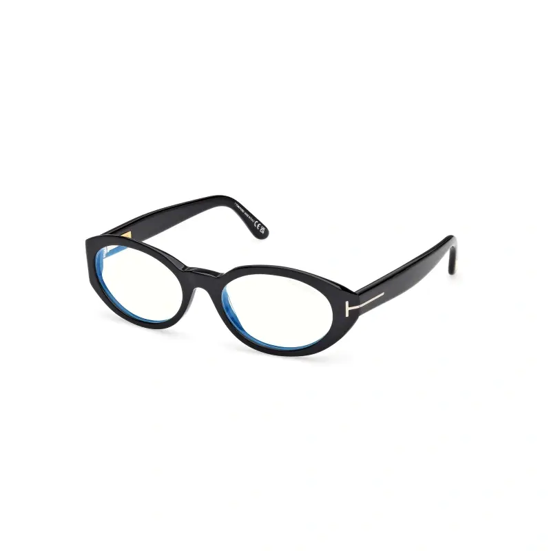 Tom Ford Ženski okvir za dioptrijske naočare Blue block 0FT6067-B 154, Crni