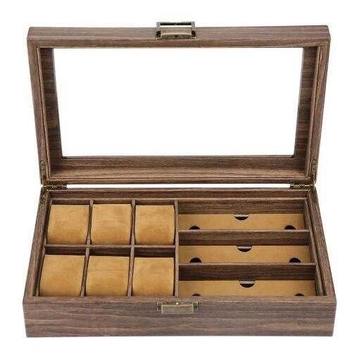 Bolzz kutiјa za satove i nakit Premium Box 9, braon