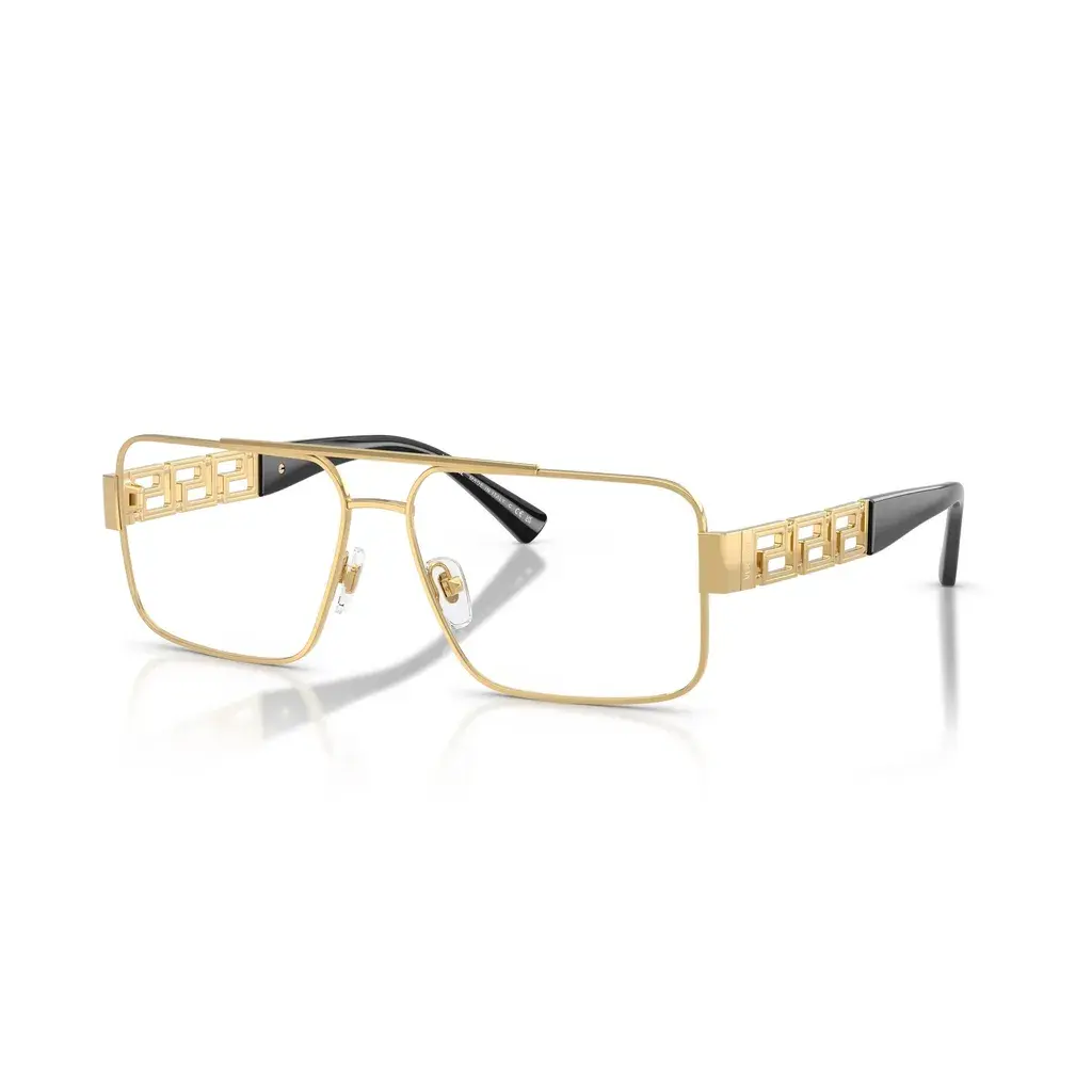 Versace Okvir za dioptrijske naočare 0VE1308 1002, Četvrtaste, Zlatni