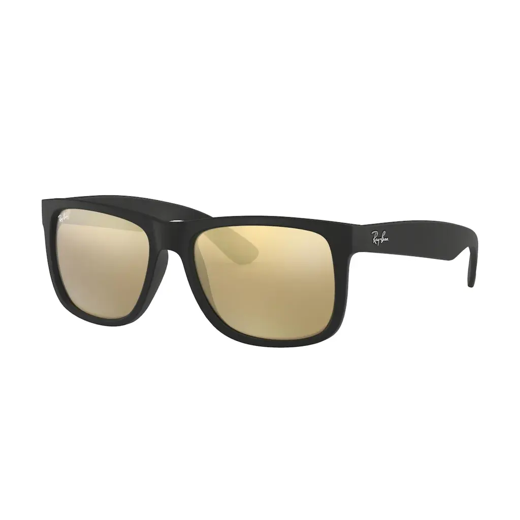 Ray-Ban Muške sunčane naočare Justin 0RB4165 622/5A55, Četvrtaste, Crne
