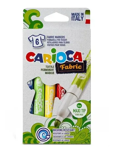 Amphora Markeri za tkaninu Caricoca, 6 komada