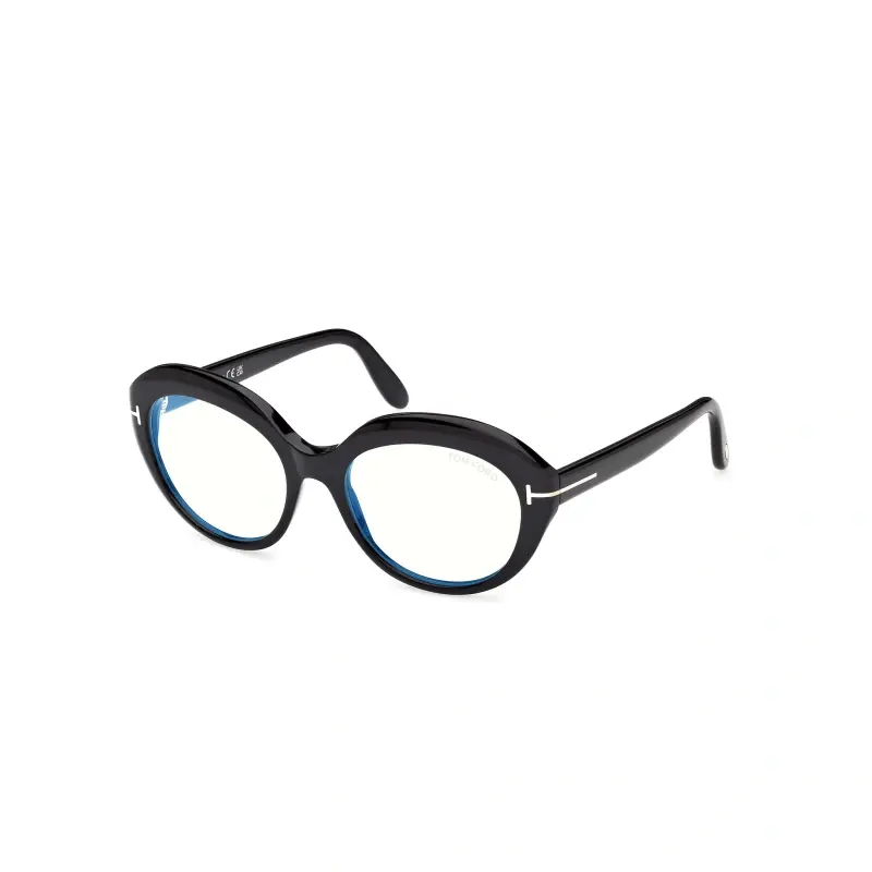 Tom Ford Ženski okvir za dioptrijske naočare Blue block 0FT6095-B 154, Crni