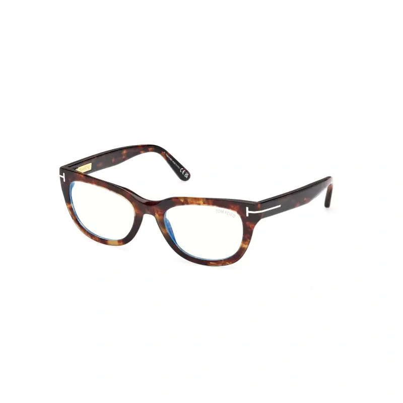 Tom Ford Ženski okvir za dioptrijske naočare Blue block 0FT6066-B 5553, Smeđi