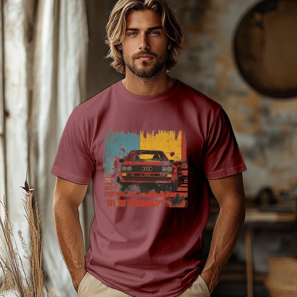 Camiseta Majica sa štampanim printom Cam 828, Muška, Prljavo roze