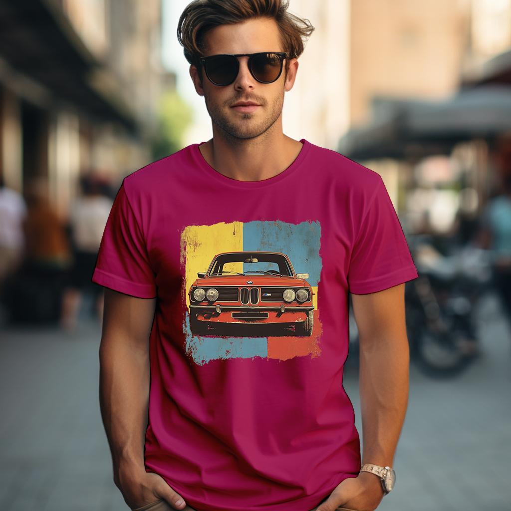 Camiseta Majica sa štampanim printom Cam 829, Muška, Ružičasta