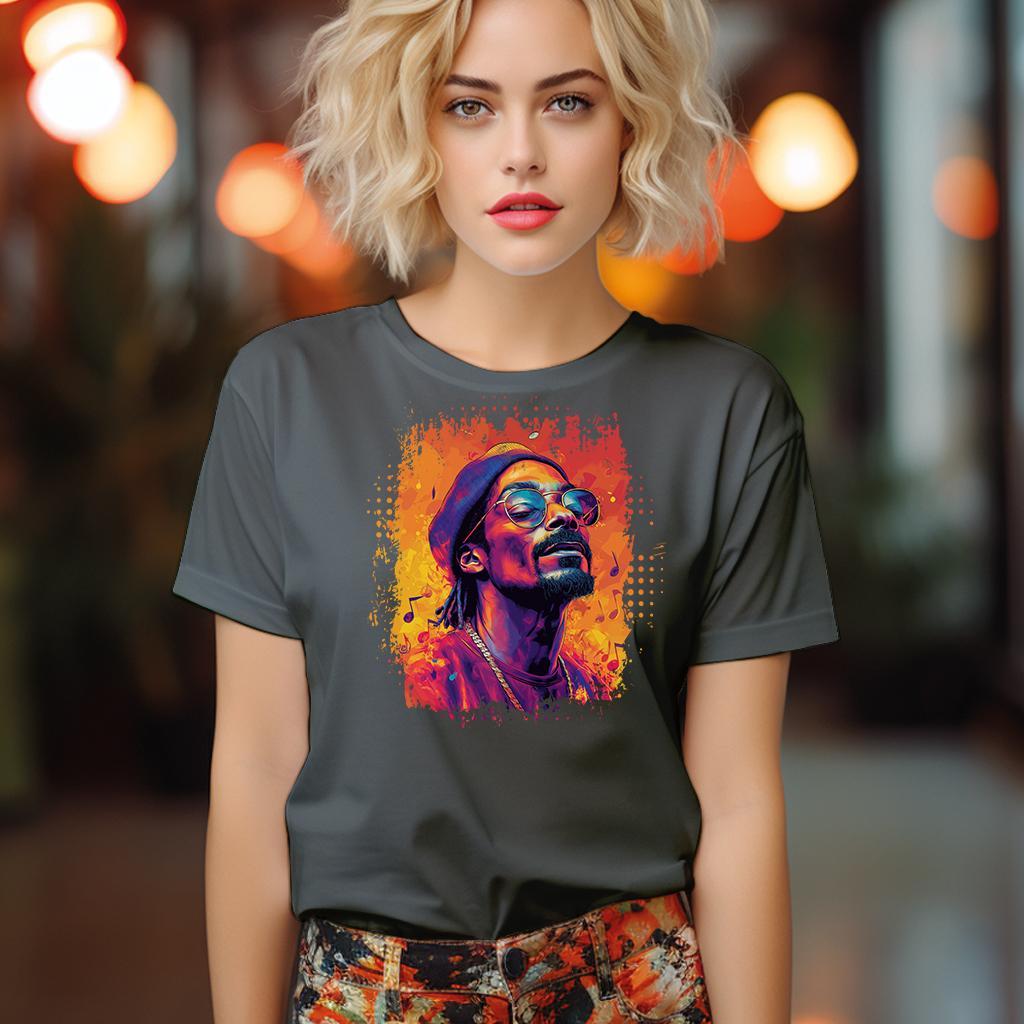 Camiseta Majica sa štampanim printom Cam 794, Ženska, Tamnosiva